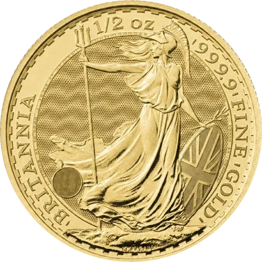 A half-ounce gold Britannia