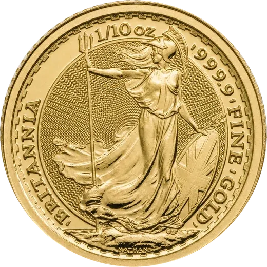 A tenth-ounce gold Britannia